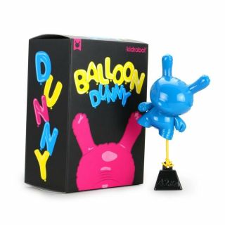 Kid Robot Balloon Dunny Cyan Blue 8in Wendigo Limited Edition 1000.