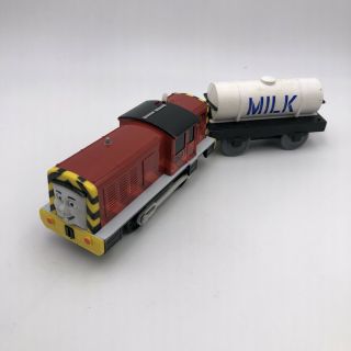 A367 Tomy Salty & Milk Tanker Car Thomas & Friends Trackmaster Motorized Train