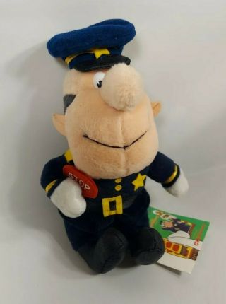 8 " Frosty The Snowman Traffic Cop Plush 1999 Cvs Stuffins Pre - Owned With Tags