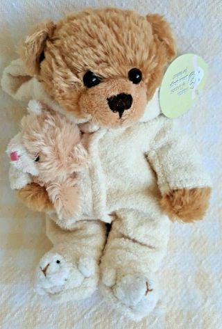 2006 March of Dimes Plushland Bean Bags for Babies Bear Beige Lamb Suit Costume 2