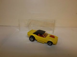 Matchbox S/f No.  1 - D Dodge Challenger All Yellow,  Red Int.  Black Top China Cast