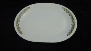 Corelle Vtg Spring Blossom 12 " Oval Tray Plate Meat Serving Platter Crazy Daisy