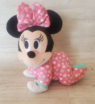 Disney Baby Minnie Mouse Musical Crawling Pal Plush Just Play