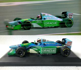Michael Schumacher Benetton B194 Gp British 1:18 " Oracle "