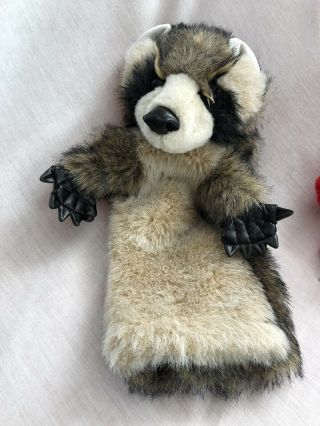 Folkmanis Raccoon Stage Plush Hand Puppet 14.  5 
