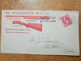 1899 San Francisco Ca Winchester Repeating Take Down Shot Gun Model 1886 Cover