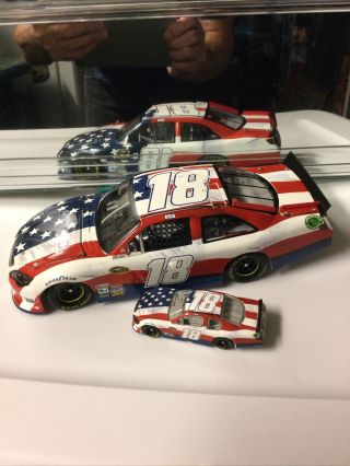 Kyle Busch 18 M&ms Red White&blue 9/11 Tribute 1/24&1/64
