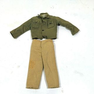 Vintage 1964 Gi Joe By Hasbro Soldier Combat Jacket,  Khaki Pants 1:6 Hong Kong