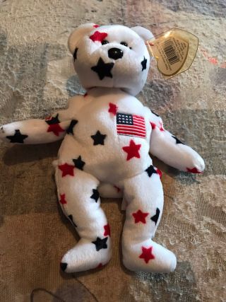 Ty Beanie Baby Glory The Bear With Tags Retired