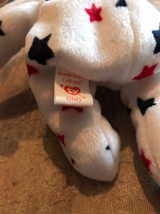 Ty Beanie Baby GLORY the Bear with TAGS RETIRED 2