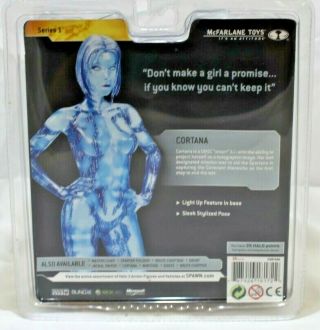 Halo 3 Series 1 Cortana Action Figure McFarlane Toys 2008 NIB 3