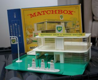 Matchbox Mg - 1 Bp Sales Service Station Garage