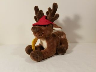 Dan Dee Prancer 8 " Plush Santas Reindeer Stuffed Animal Christmas Sports Fan