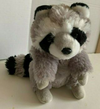 Wild Republic Stuffed Plush Raccoon 8 1/2 "