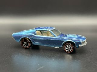 Hot Wheels Redline Light Blue Us Custom Mustang