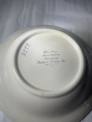 Vintage BLUE RIDGE Southern Potteries WILD STRAWBERRY Round Vegetable Bowl 9 - 1/4 2
