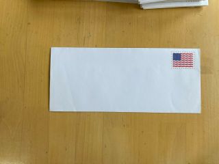 (100) Usa Forever Stamped Envelopes 10 United States Flag,  9.  5 X 4