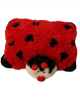 Pillow Pets Pee - Wees Ladybug Pillow Plush Stuffed Animal Red Black Toy