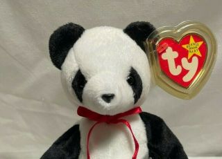 Fortune The Panda Bear - Ty Beanie Baby,  Gen 5,  Retired,
