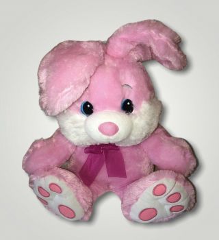 Dan Dee Collectors Choice Large Easter Bunny/Rabbit Plush Toy Pink 17” 2