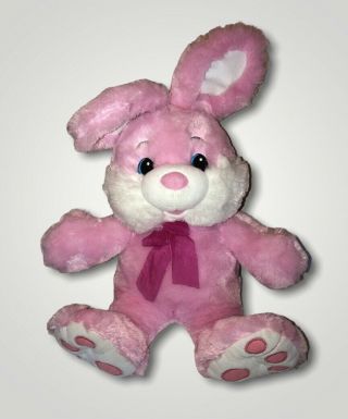 Dan Dee Collectors Choice Large Easter Bunny/Rabbit Plush Toy Pink 17” 3