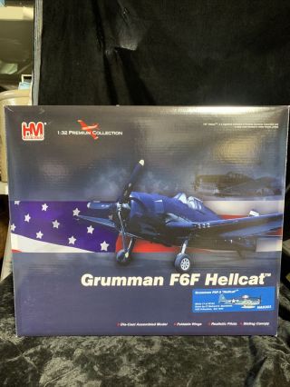 Hobby Master Hm Diecast Grumman F6f Hellcat Vf - 27 1/32 Model Ha0303 Nib