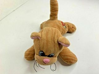 Pound Puppies Plush Stuffed Animal Toy Cat Kitten Kitty Orange Tabby 8 In Lgth