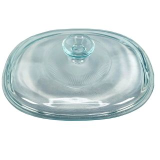 Pyrex Corning Ware Clear Glass Oval Casserole Dish Replacement Lid F12c Oblong