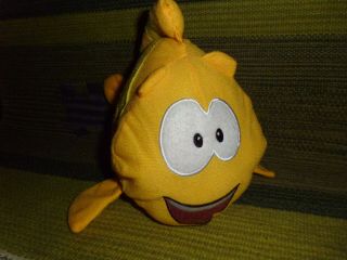 Mr Grouper Yellow Fish Plush Toy Stuffed Animal Bubble Guppies Nick Jr 11 "