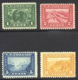U.  S.  397 - 400 - 1913 Pan Pacific Issue ($216)