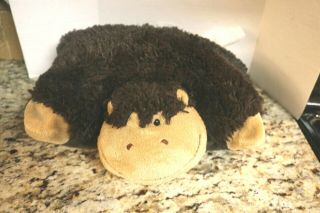 Pillow Pets Pee - Wees Smiling Monkey Washed And Cleaned