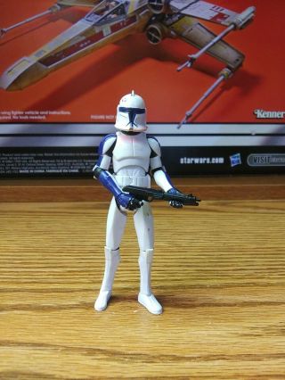 Star Wars Clone Trooper (501st Legion) Hasbro 2008 3.  75 Action Figure