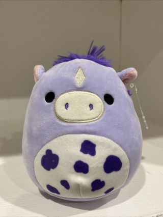 Squishmallows Meadow Horse Pony Purple 5 " Cond No Tag