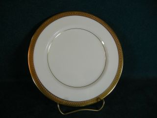 Mikasa Pembroke Pattern Number 105 Heavy Gold Band Bone China Salad Plate (s)