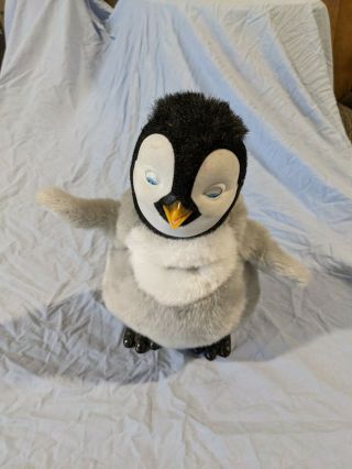 Happy Feet 2 Talking/dancing Mumble Plush Stuffed Penguin Thinkway Toy 12 "
