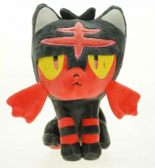 Litten Nyabi Sun & Moon Plush Doll Stuffed Toy 8 " Soft Usa Seller