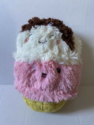 Squishable Ice Cream Cone Dessert Plush 13” Stuffed Comfort Food Toy