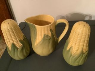 Vintage SHAWNEE Corn King Pottery Creamer Pitcher Apprx 5 