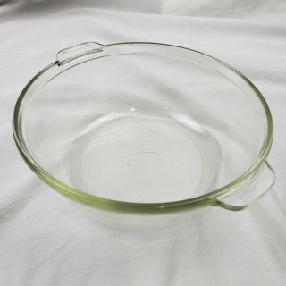 Vtg 50s /60s Pyrex 023 Clear Round 1.  5 Qt Casserole Baking Dish - Bowl Only 623