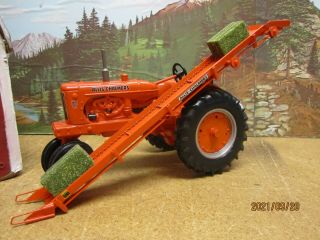 Allis Chalmers Wd 45 With Custom Bale Loader 1/16 Scale