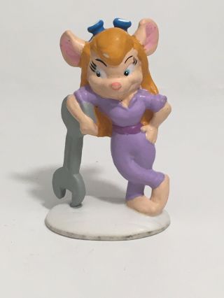 ✨ Disney Chip And Dale Rescue Rangers Gadget Hackwrench Applause Pvc Figure Rare