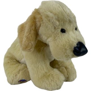 Ganz Webkinz Yellow Lab Puppy Dog 12 " Plush Stuffed Animal No Code Hm153 Euc