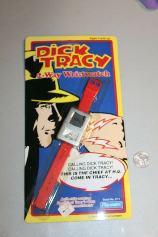 1990 Playmates Dick Tracy 2 - Way Wristwatch Walt Disney Company Moc