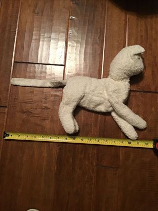 Vintage Kathe Kruse White Cat Made In Germany