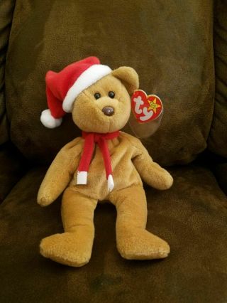 Ty Beanie Babies 1997 Teddy Bear Retired Great Gift Idea Vintage 1990s Christmas
