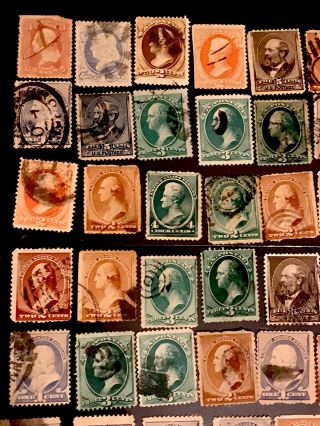 us stamps 19th century lot 69 stamp total cancellations & air post delivery 2