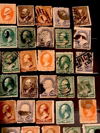 us stamps 19th century lot 69 stamp total cancellations & air post delivery 3