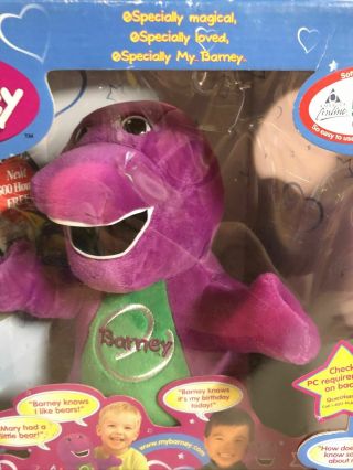NIB Playskool eSpecially My Barney Talking Singing Plush Stuffed 2000 Vintage 3
