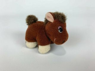 Pound Puppies Galoob Brown Horse Stuffed Animal Toy Mini 3” Plush 1997 Vintage