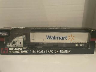 Diecast Promotions 1:64 Scale Tractor - Trailer Walmart